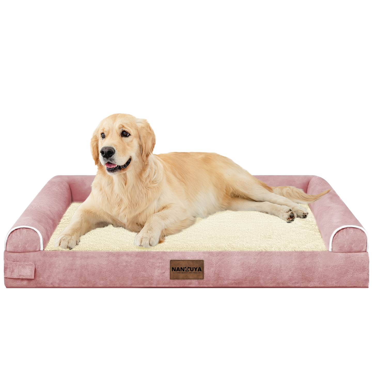 Large Dog Bed Orthopedic Washable: Beds Bolster XL Bed Large Big Dogs Memory Foam Couch Sofa Waterproof with Removable Cover