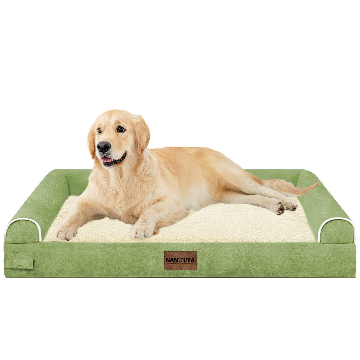 Large Dog Bed Orthopedic Washable: Beds Bolster XL Bed Large Big Dogs Memory Foam Couch Sofa Waterproof with Removable Cover