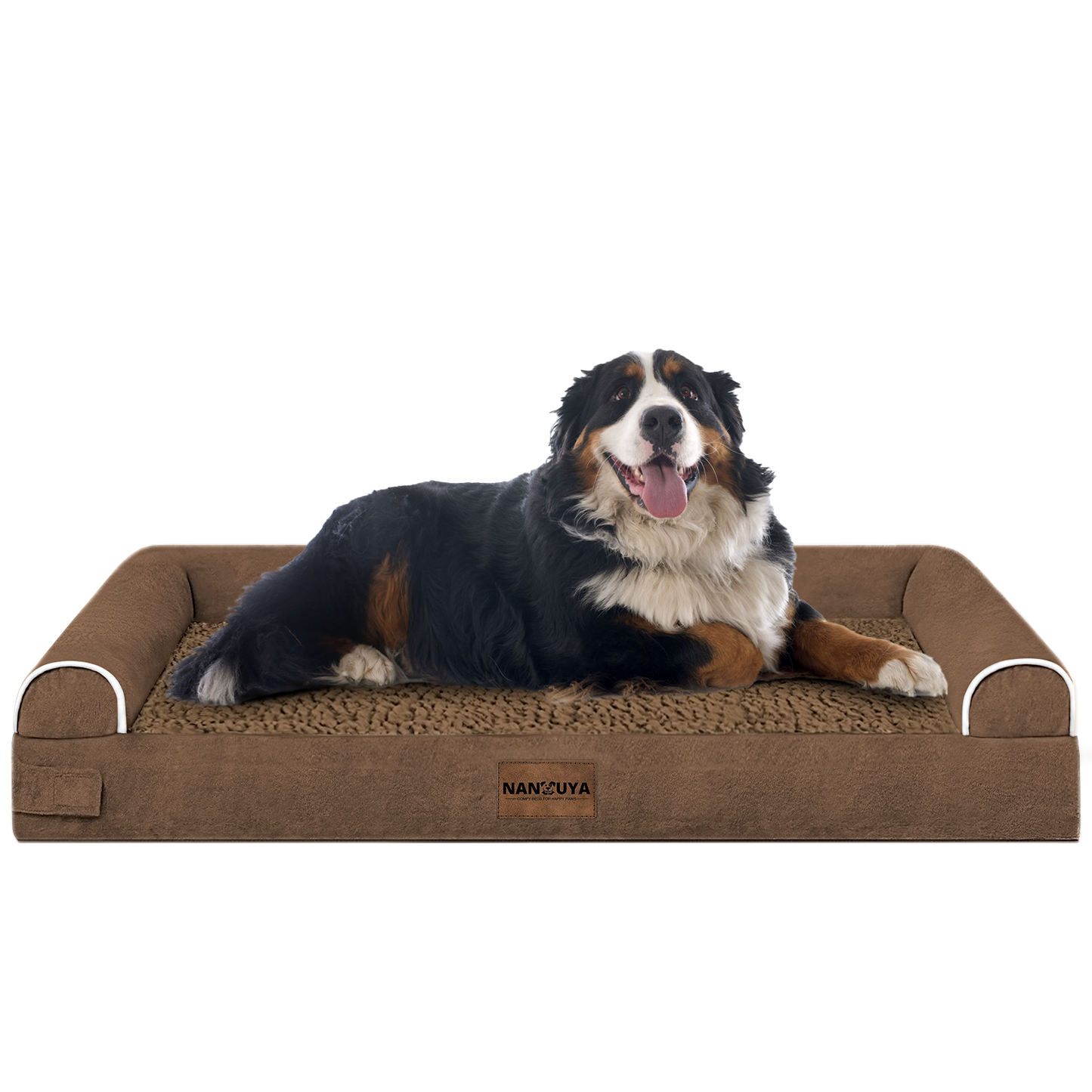 Large Dog Bed Orthopedic Washable: Beds Bolster XL Bed Large Big Dogs Memory Foam Couch Sofa Waterproof with Removable Cover