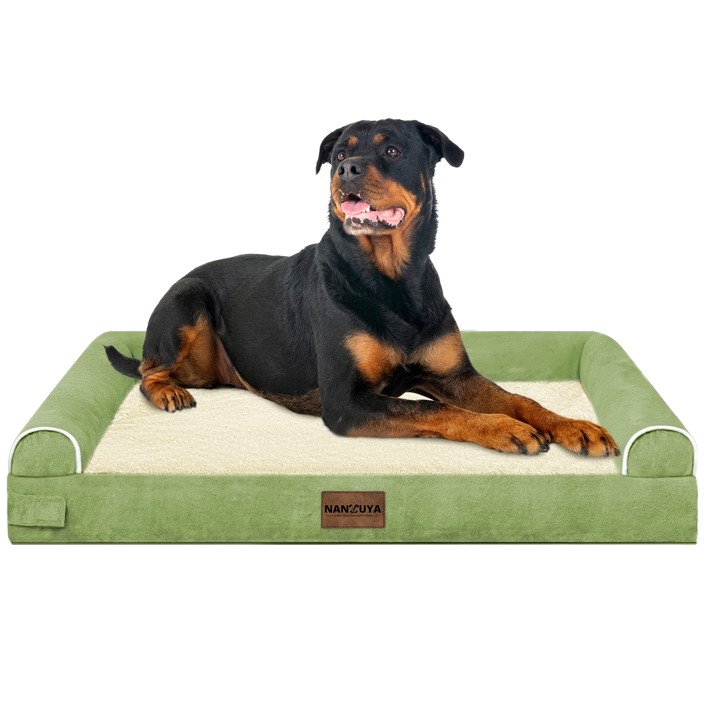 Large Dog Bed Orthopedic Washable: Beds Bolster XL Bed Large Big Dogs Memory Foam Couch Sofa Waterproof with Removable Cover