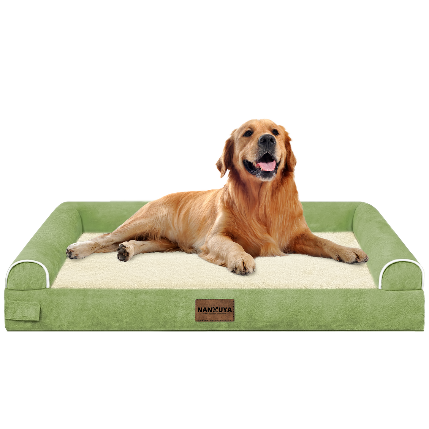 Large Dog Bed Orthopedic Washable: Beds Bolster XL Bed Large Big Dogs Memory Foam Couch Sofa Waterproof with Removable Cover